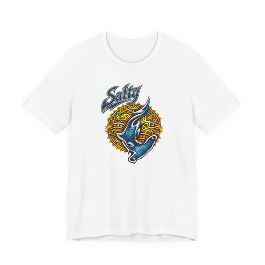 Salty Hammerhead Shark Tee — Ocean Graphic Short Sleeve Shirt