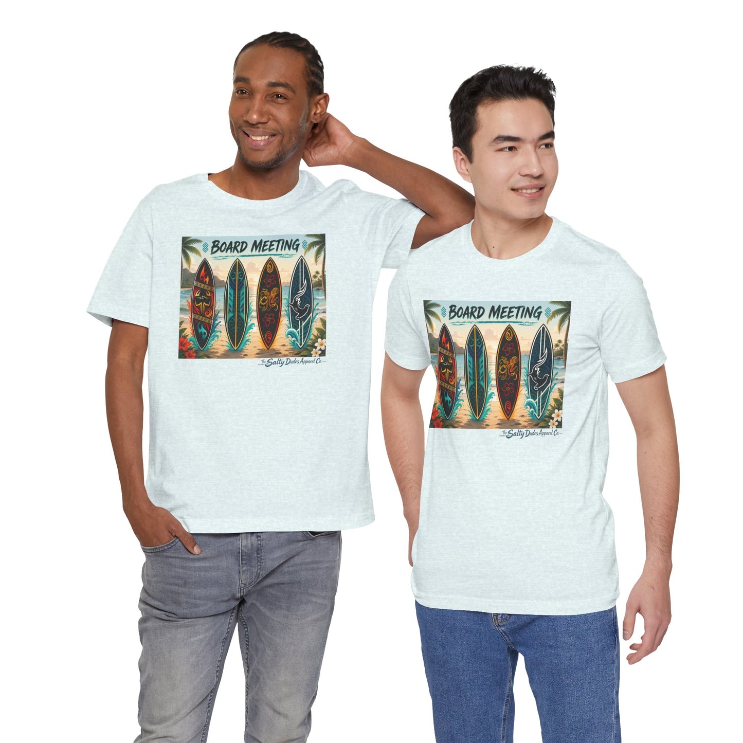 Board Meeting Surfboard Tee – Vintage Beach Surf T‑Shirt
