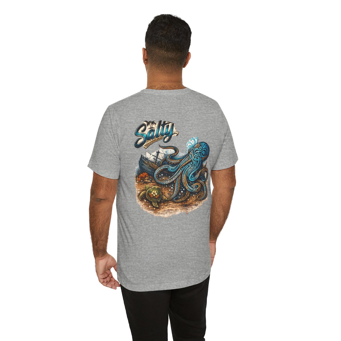 Salty Octopus Shipwreck T-Shirt | Nautical Sea Creature Tee