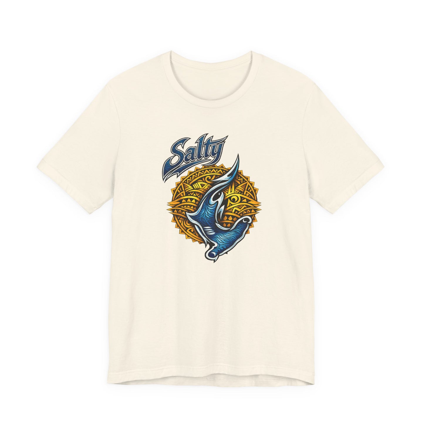 Salty Hammerhead Shark Tee — Ocean Graphic Short Sleeve Shirt