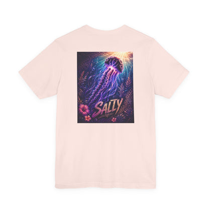 Salty Jellyfish T‑Shirt — Retro Ocean Graphic Tee