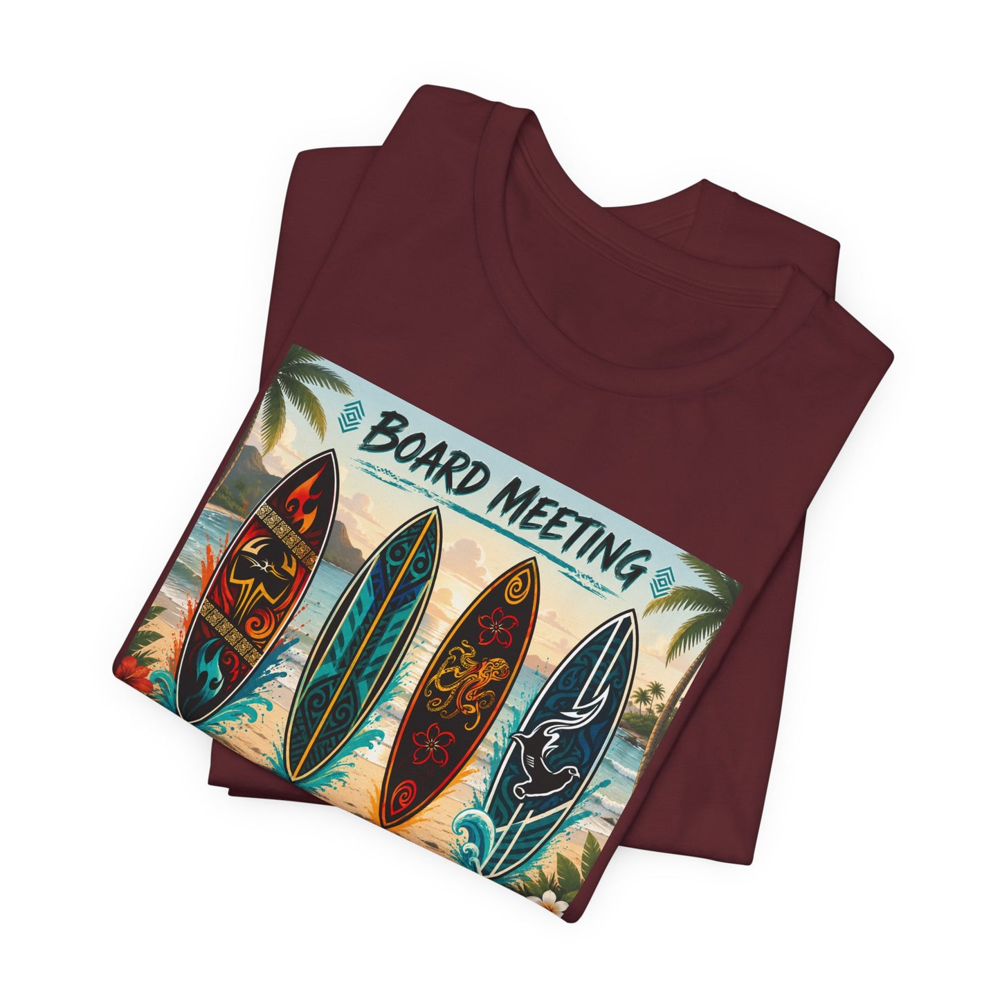 Board Meeting Surfboard Tee – Vintage Beach Surf T‑Shirt