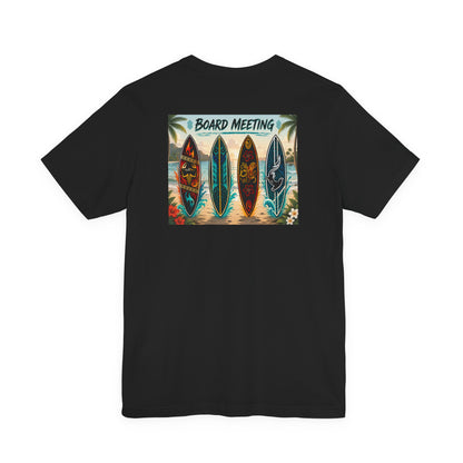 Board Meeting Surf T‑Shirt — Vintage Beach Surfboards Tee