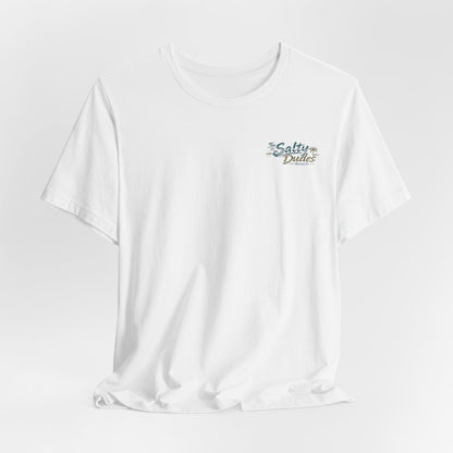 Salty Shark Tee | Shark Graphic T-Shirt, Coastal Beach Design