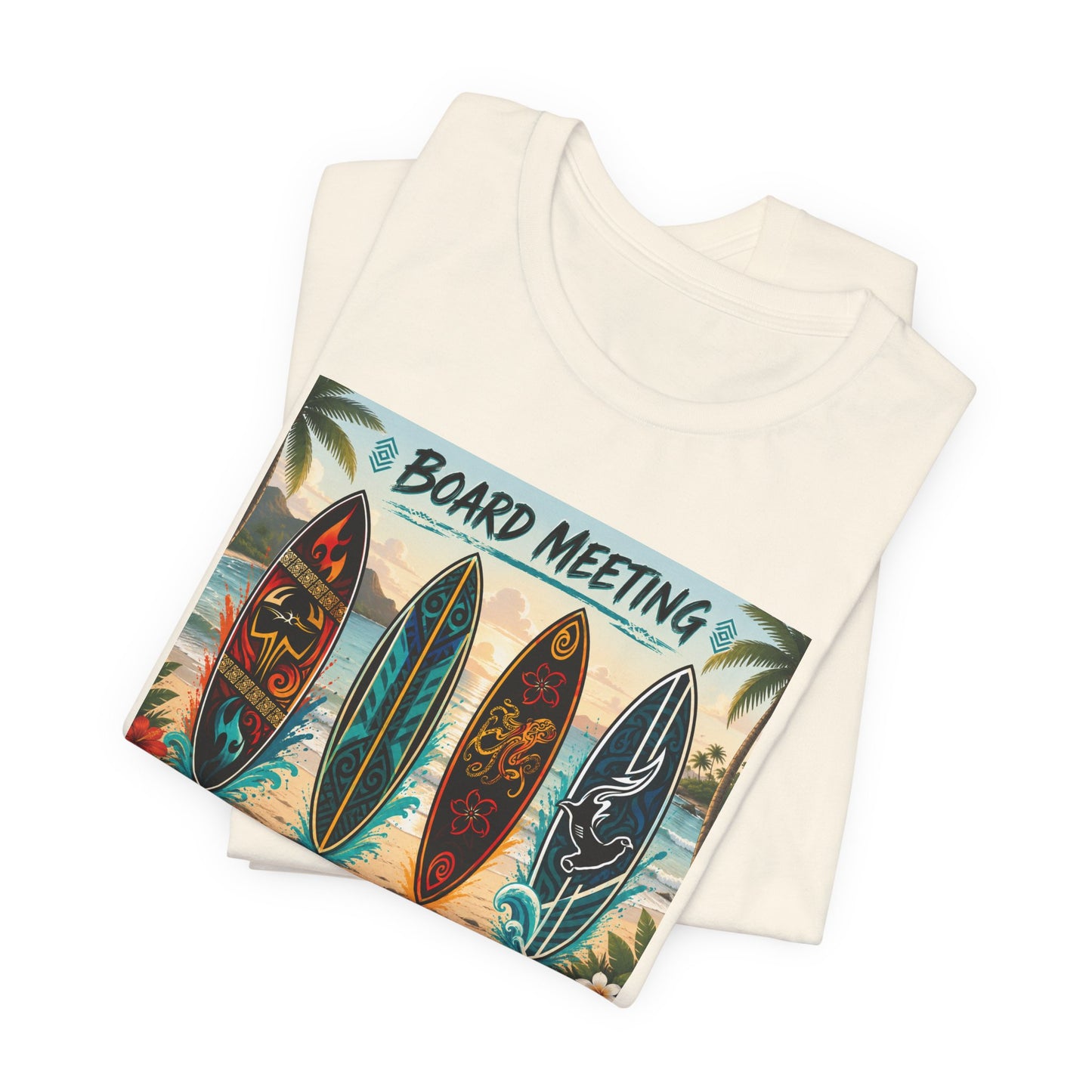 Board Meeting Surfboard Tee – Vintage Beach Surf T‑Shirt