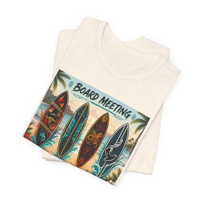 Board Meeting Surfboard Tee – Vintage Beach Surf T‑Shirt