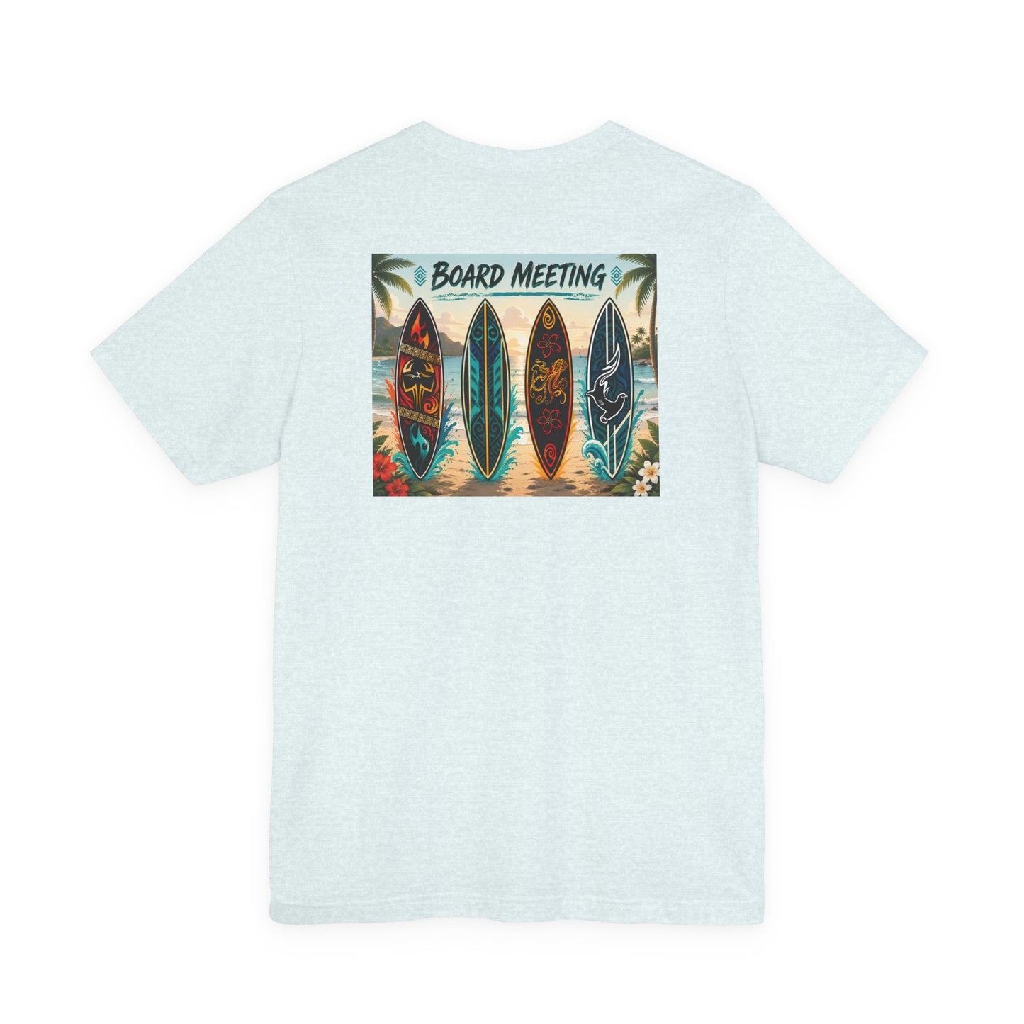 Board Meeting Surf T‑Shirt — Vintage Beach Surfboards Tee