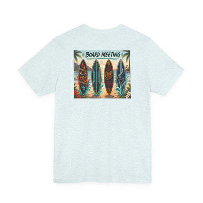 Board Meeting Surf T‑Shirt — Vintage Beach Surfboards Tee