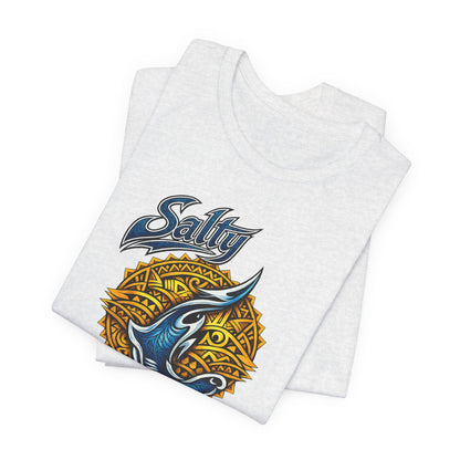 Salty Hammerhead Shark Tee — Ocean Graphic Short Sleeve Shirt