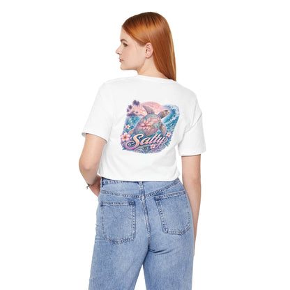 Salty Sea Turtle Graphic Tee — Tropical Beach Vibes Shirt