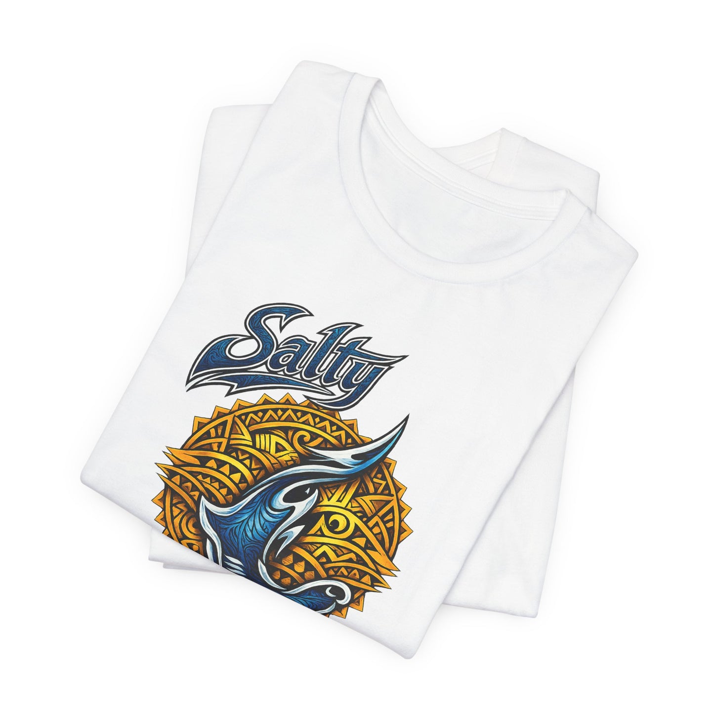 Salty Hammerhead Shark Tee — Ocean Graphic Short Sleeve Shirt