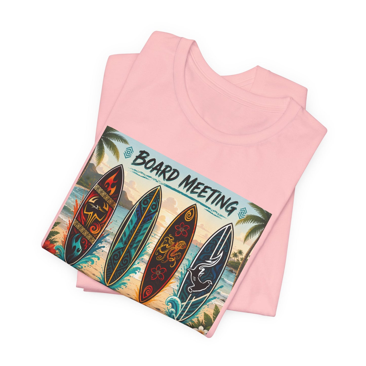Board Meeting Surfboard Tee – Vintage Beach Surf T‑Shirt