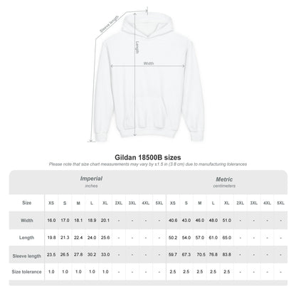 Youth Hoodie — 'Salty' Shark Surf Graphic