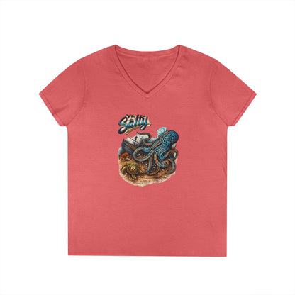 Ladies' V-Neck T-Shirt
