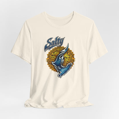 Salty Hammerhead Shark Tee — Ocean Graphic Short Sleeve Shirt