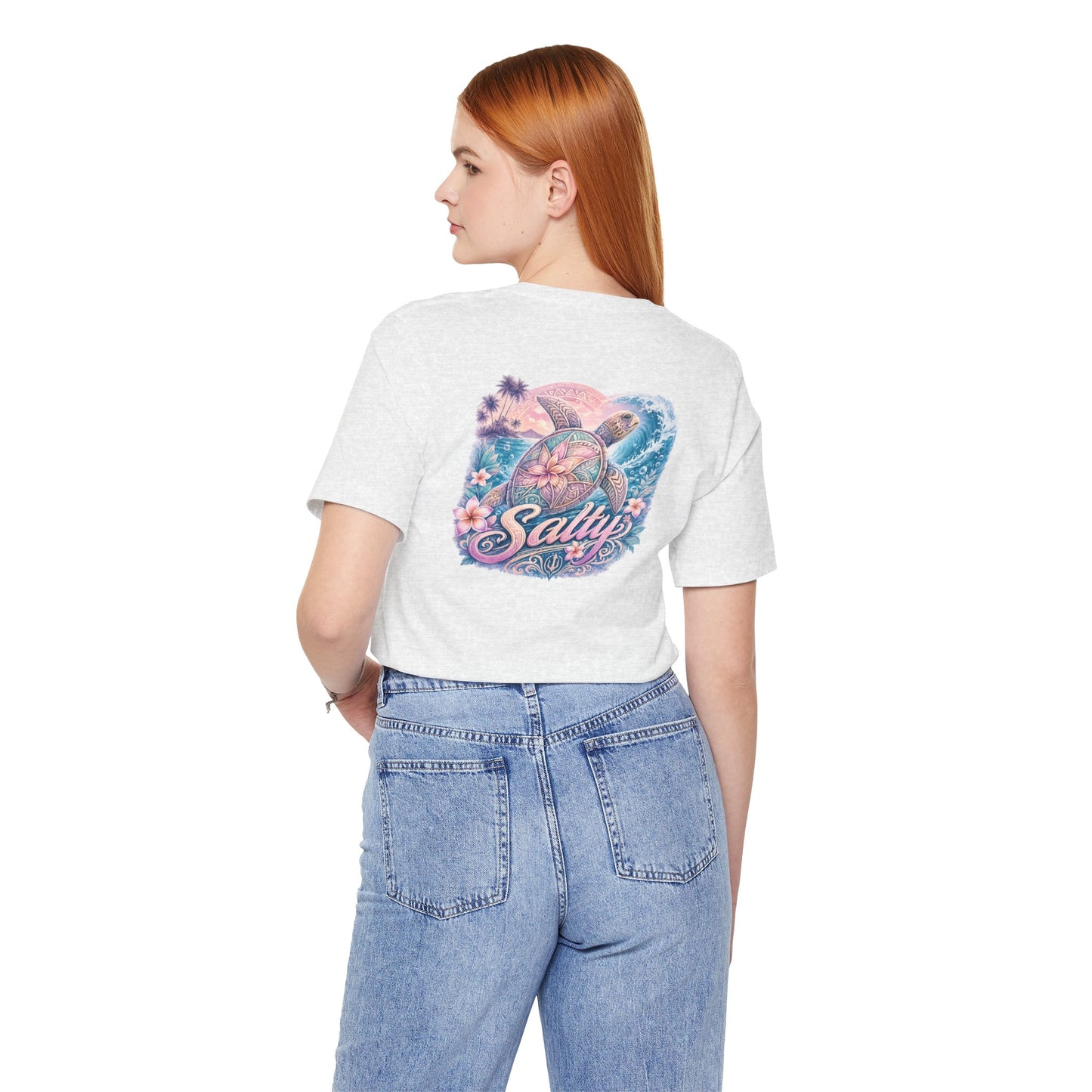 Salty Sea Turtle Graphic Tee — Tropical Beach Vibes Shirt