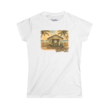 Women's Beach Hut Life Tee - Island Life Beach Tee