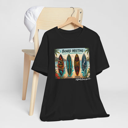 Board Meeting Surfboard Tee – Vintage Beach Surf T‑Shirt