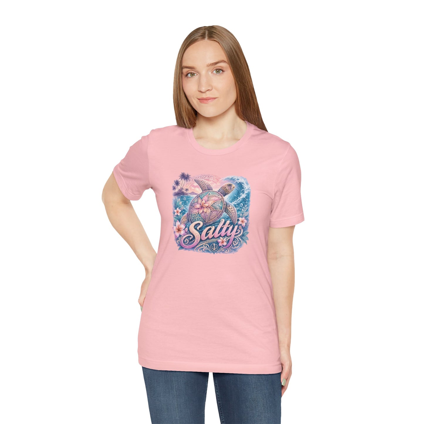Salty Sea Turtle Graphic Tee — Tropical Beach Vibes T-Shirt