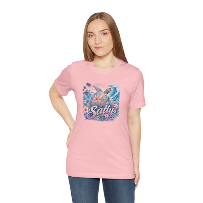 Salty Sea Turtle Graphic Tee — Tropical Beach Vibes T-Shirt