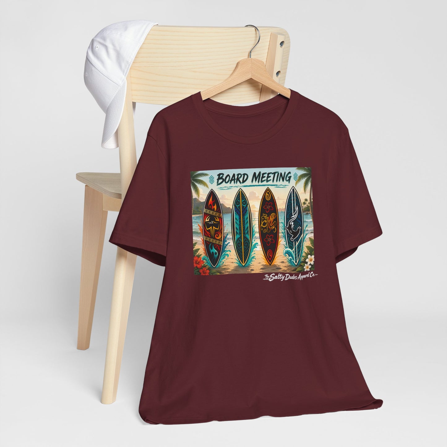 Board Meeting Surfboard Tee – Vintage Beach Surf T‑Shirt