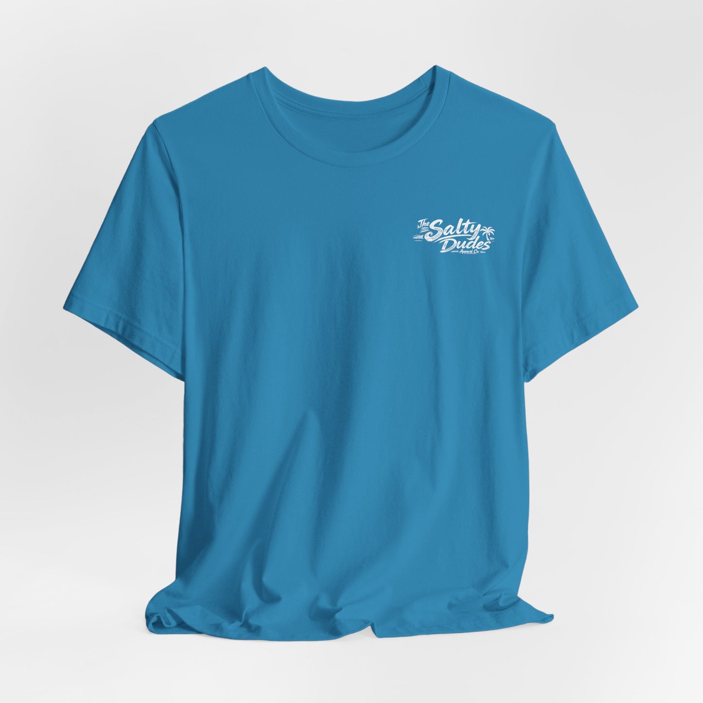 Salty Shark Tee | Shark Graphic T-Shirt, Coastal Beach Design