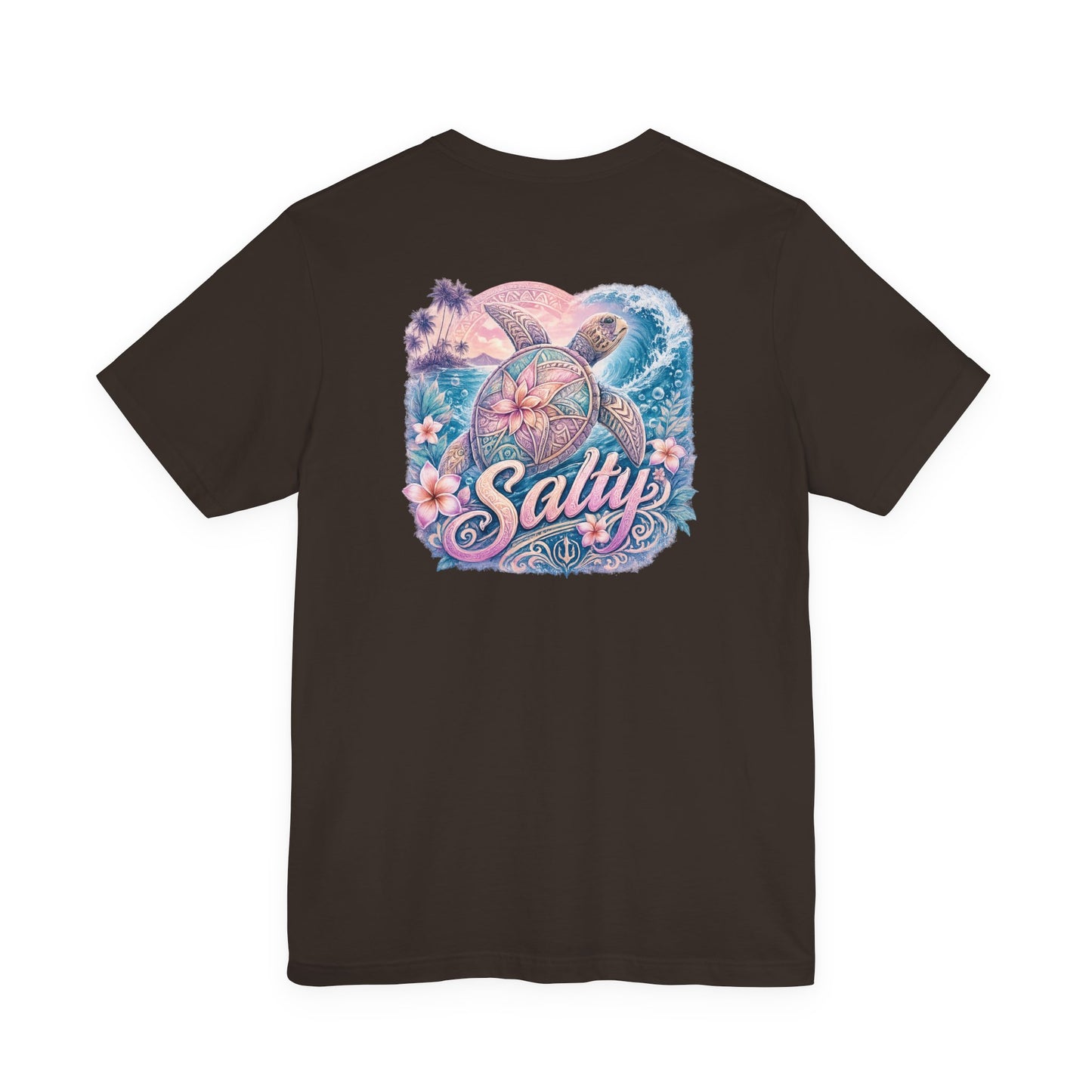 Salty Sea Turtle Graphic Tee — Tropical Beach Vibes Shirt