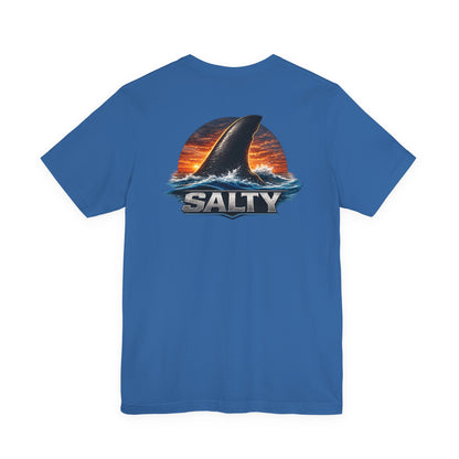 Salty Shark Tee — Ocean Shark Fin Graphic T-Shirt