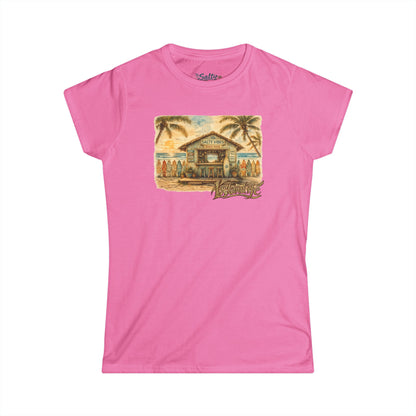 Women's Beach Hut Life Tee - Island Life Beach Tee
