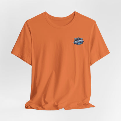 Island Life Surf T-Shirt — Tropical Surfboard & Palm Tree Tee