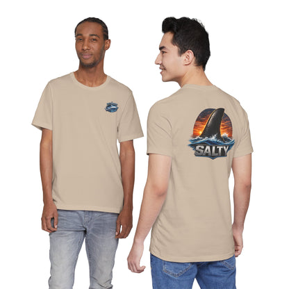 Salty Shark Tee — Ocean Shark Fin Graphic T-Shirt