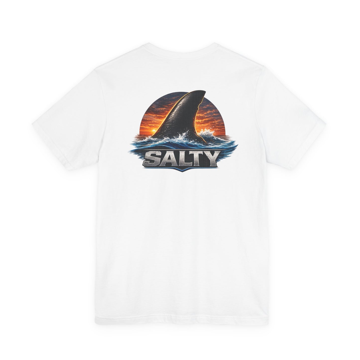 Salty Shark Tee — Ocean Shark Fin Graphic T-Shirt