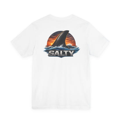Salty Shark Tee — Ocean Shark Fin Graphic T-Shirt