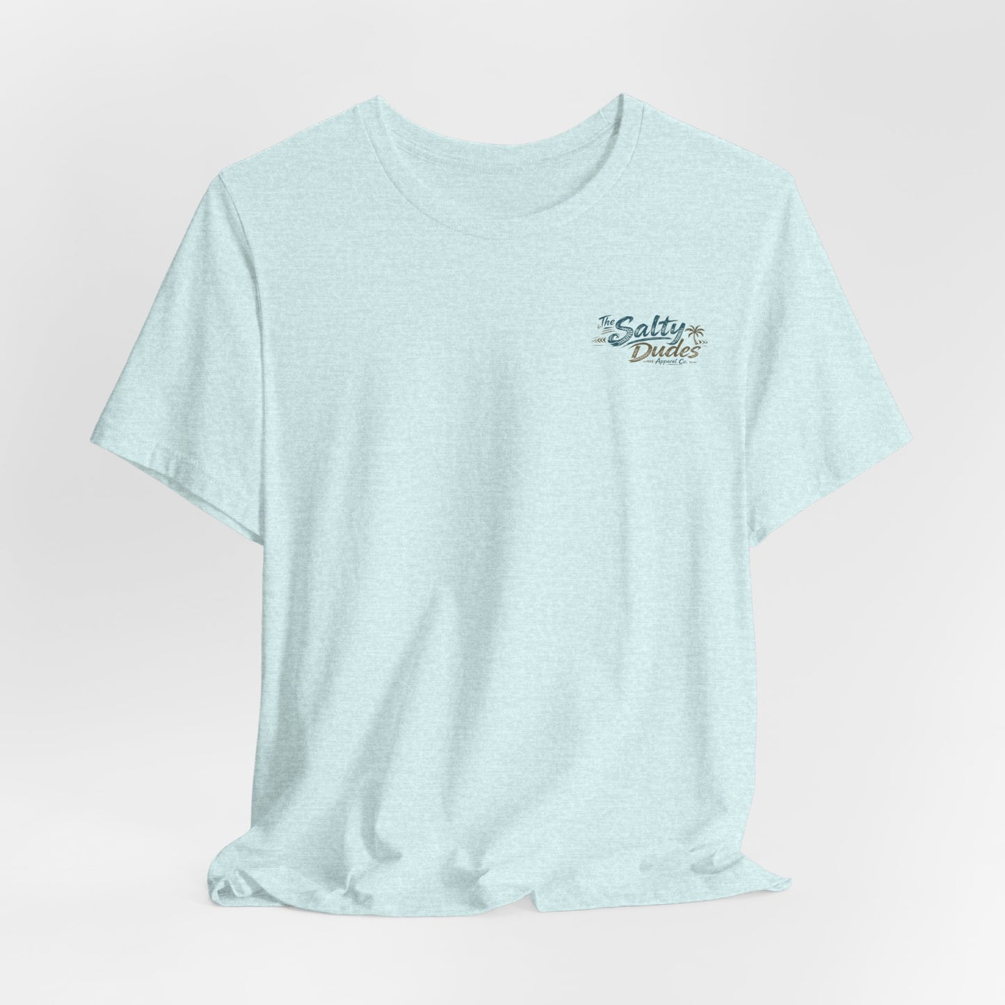 Dolphin Salty Ocean Tee — Coastal Surf Graphic T-Shirt