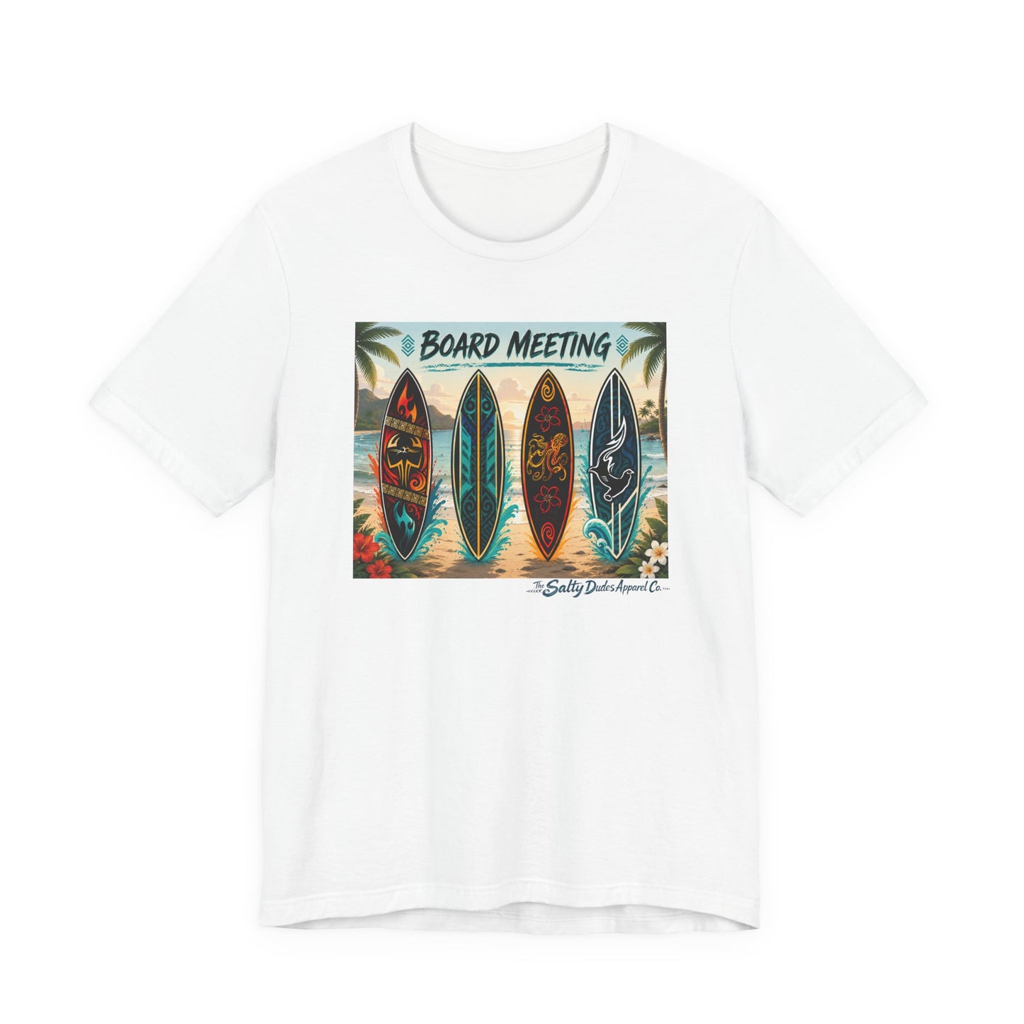 Board Meeting Surfboard Tee – Vintage Beach Surf T‑Shirt
