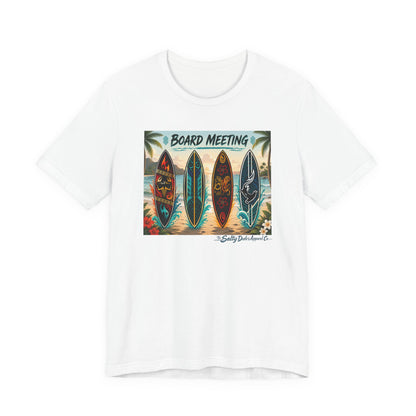 Board Meeting Surfboard Tee – Vintage Beach Surf T‑Shirt