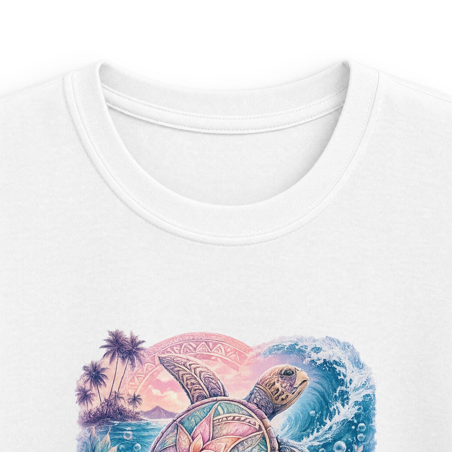 Kids Tee — 'Salty' Tropical Surf Graphic Shirt for Beach-Loving Kids