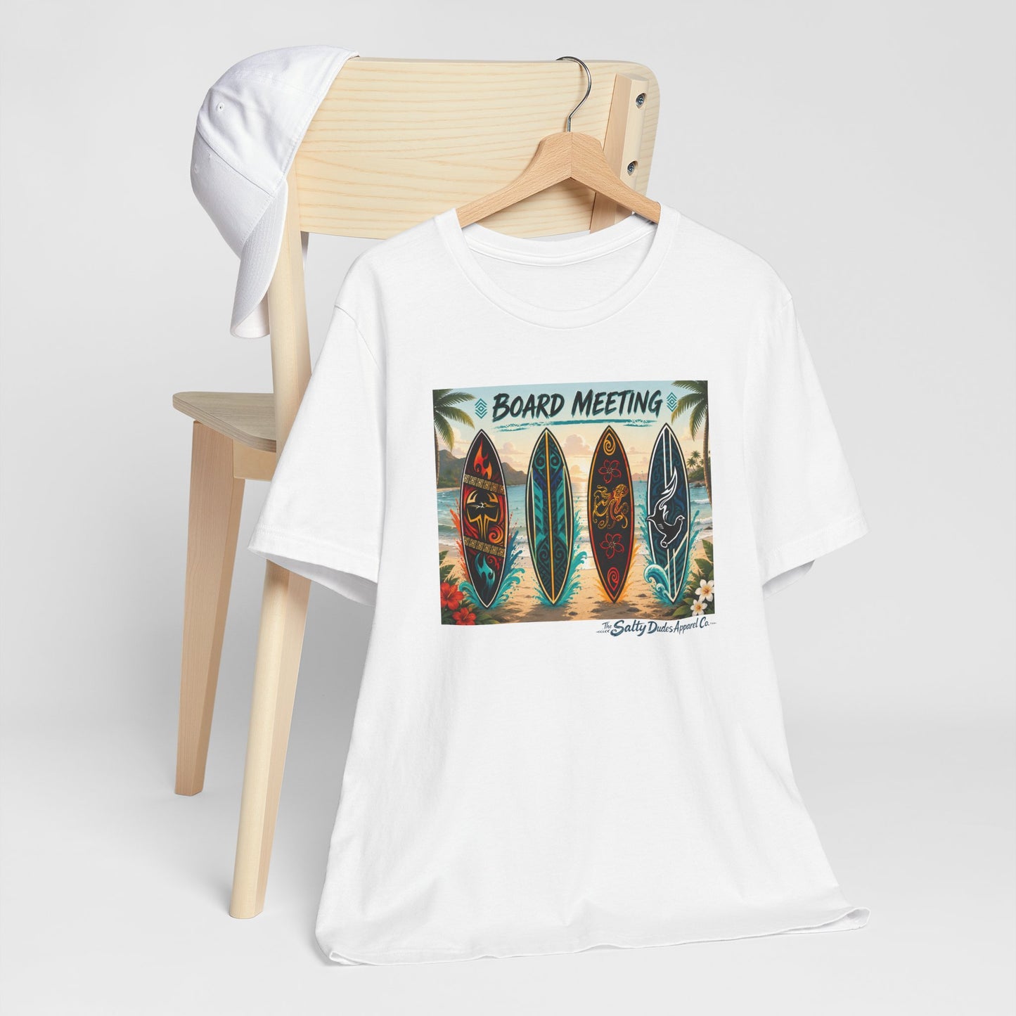 Board Meeting Surfboard Tee – Vintage Beach Surf T‑Shirt