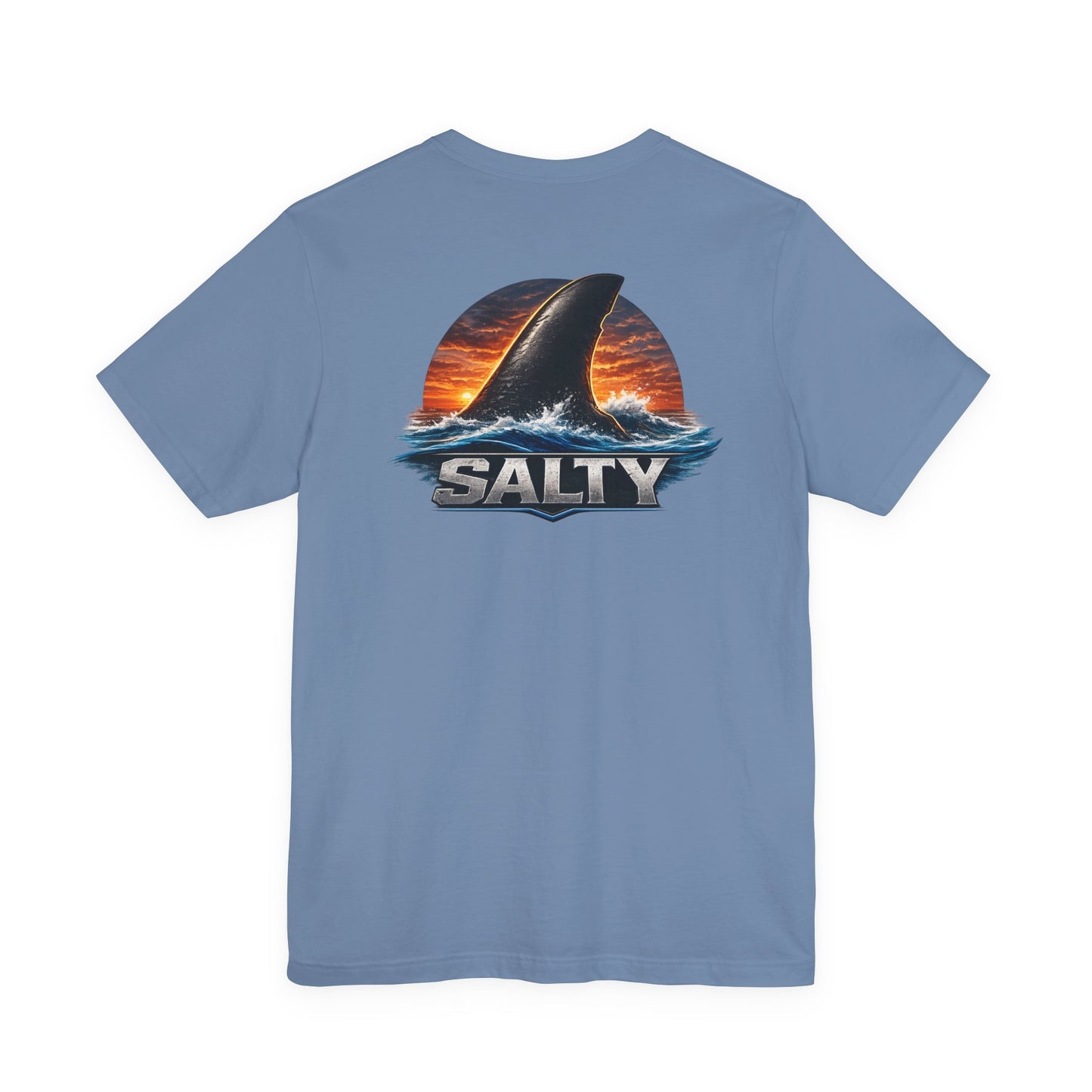 Salty Shark Tee — Ocean Shark Fin Graphic T-Shirt