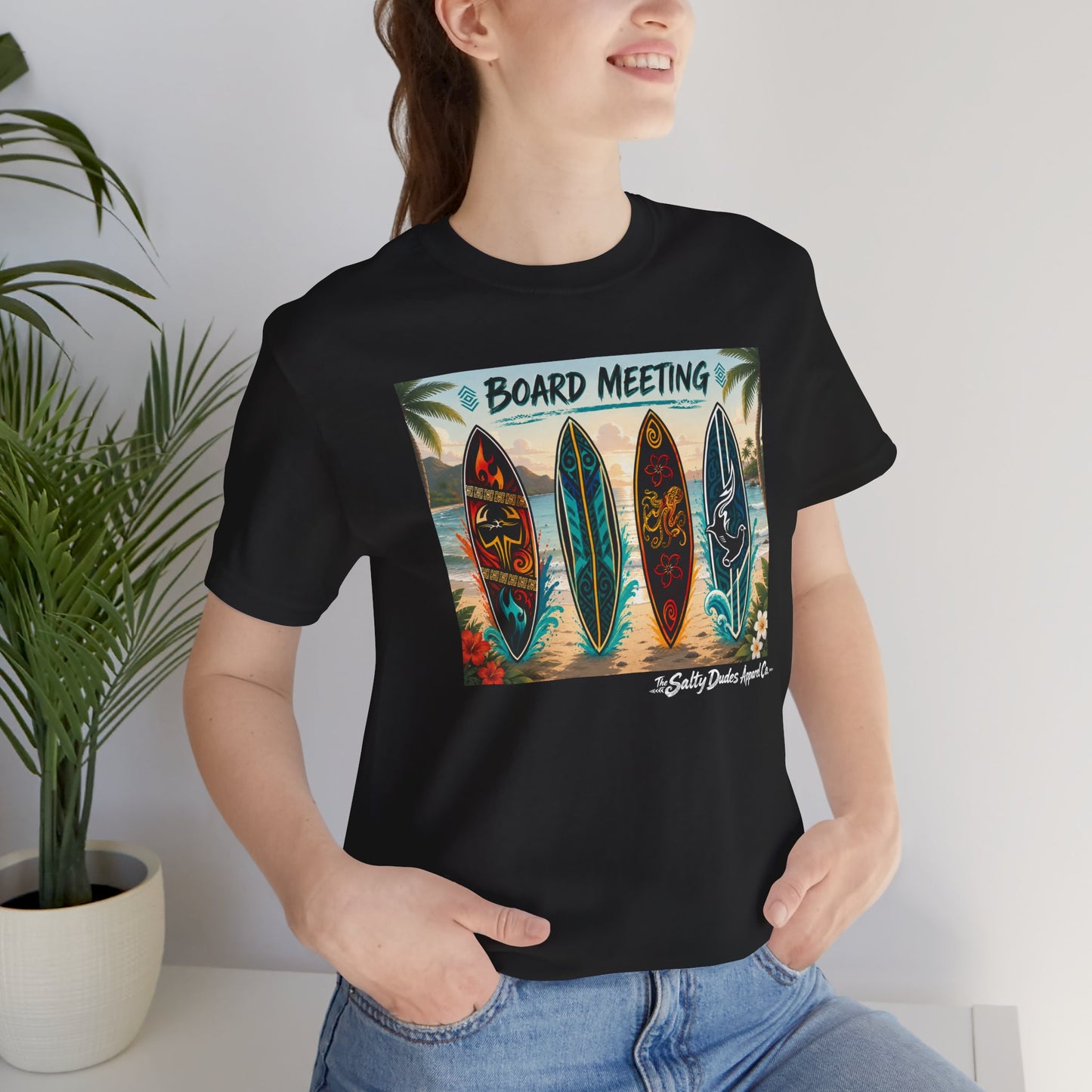 Board Meeting Surfboard Tee – Vintage Beach Surf T‑Shirt