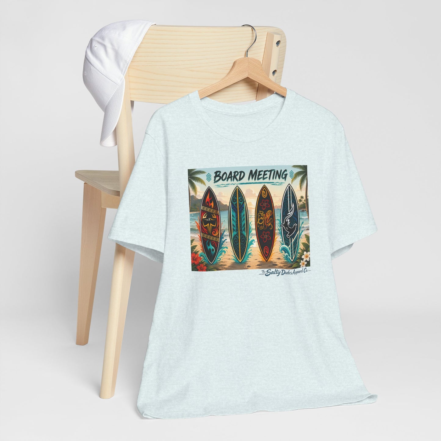 Board Meeting Surfboard Tee – Vintage Beach Surf T‑Shirt