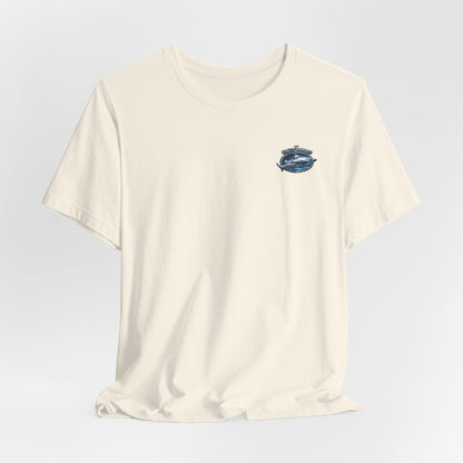Wave Hunter Surf T‑Shirt — Tropical Surfing Graphic Tee ("Wave Hunter")