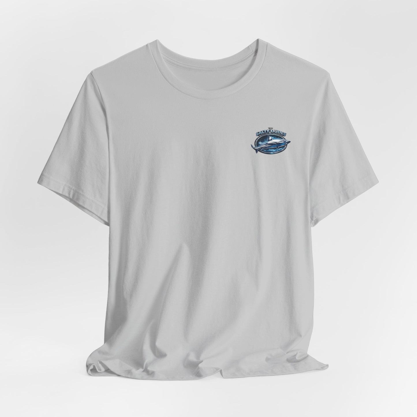 Island Life Surf T-Shirt — Tropical Surfboard & Palm Tree Tee