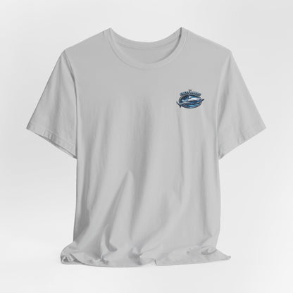 Island Life Surf T-Shirt — Tropical Surfboard & Palm Tree Tee