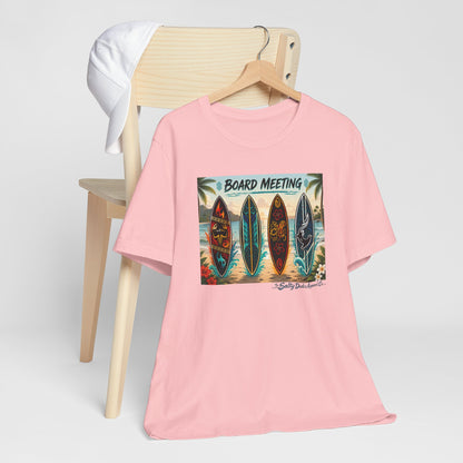 Board Meeting Surfboard Tee – Vintage Beach Surf T‑Shirt