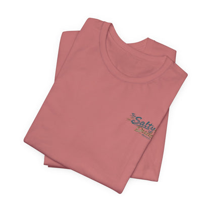 Salty Shark Tee | Shark Graphic T-Shirt, Coastal Beach Design