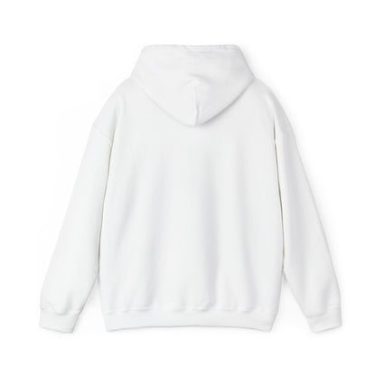 Salty Shark Graphic Hoodie | Ocean Waves, Blue Typography