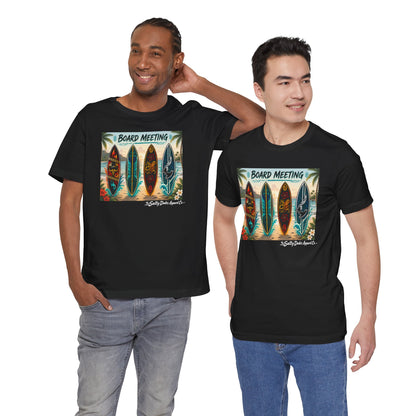 Board Meeting Surfboard Tee – Vintage Beach Surf T‑Shirt