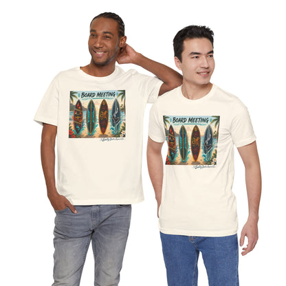 Board Meeting Surfboard Tee – Vintage Beach Surf T‑Shirt