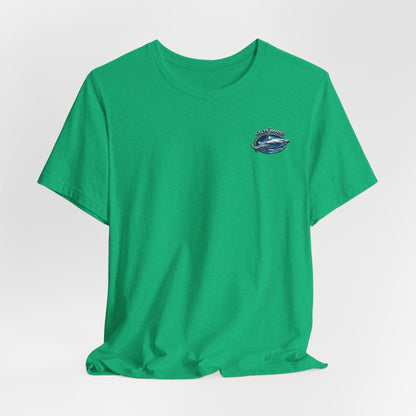 Island Life Surf T-Shirt — Tropical Surfboard & Palm Tree Tee
